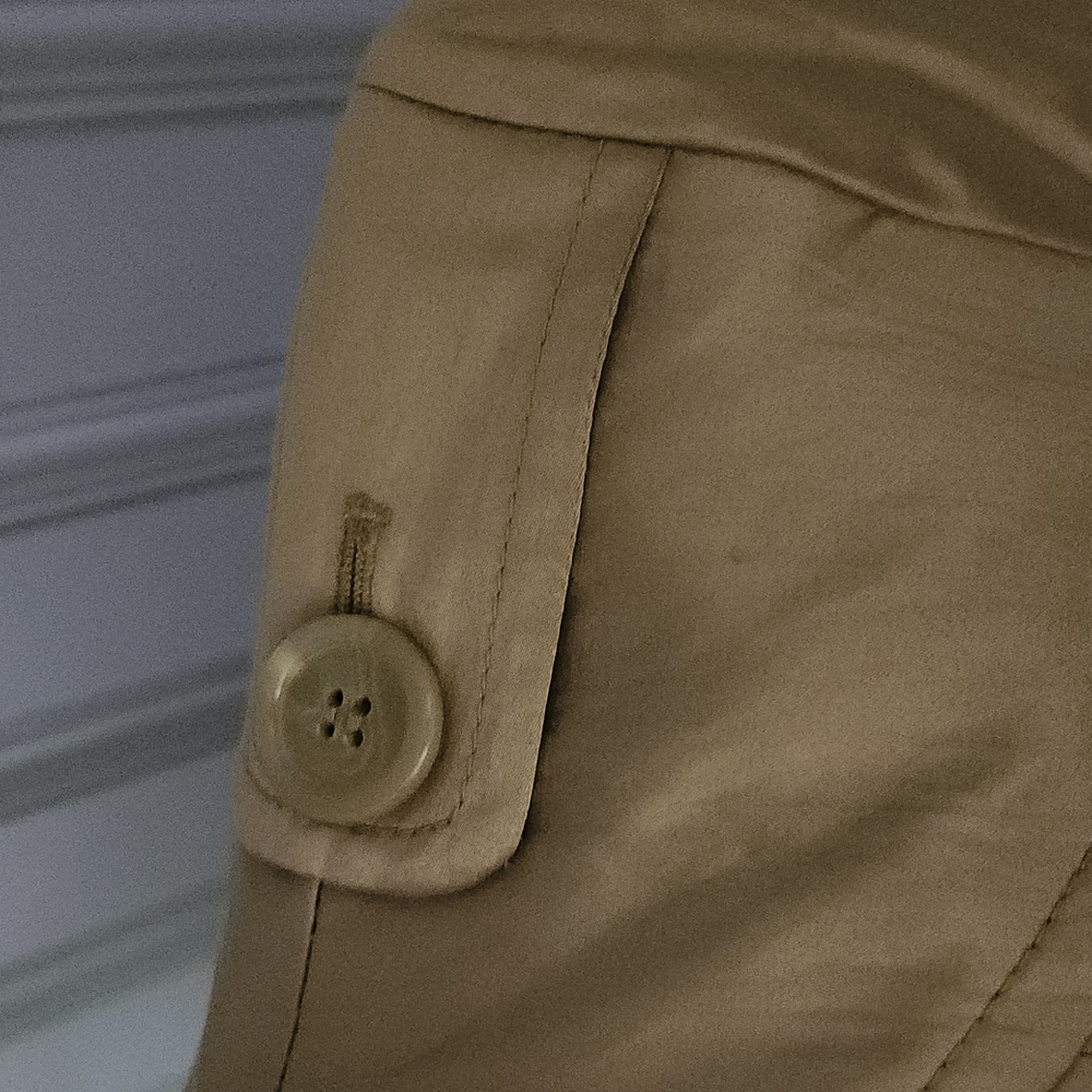 SALE! I.N.C. Champagne Dressy Trench Coat. - Picture 5 of 13